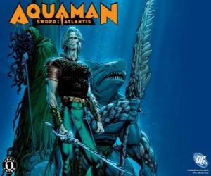 yapboz Aquaman bir takım kurucu üyeleri Justice League of America veya JLA of oldu